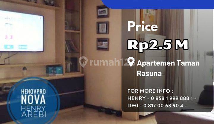 Dibawah Njop Taman Rasuna Unit 4 Br+ Study Epic View Jarang Ada 1