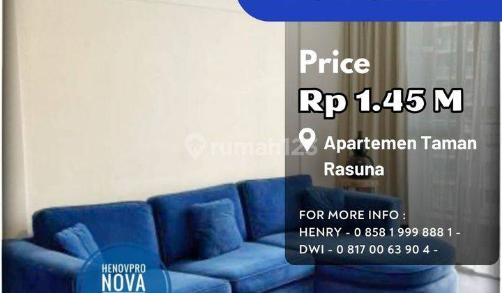 Taman Rasuna Unit 2+1 BR Epic View Furnish 1