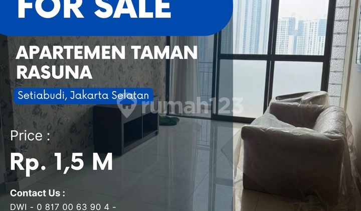 JUAL RUGI Taman Rasuna Unit 3+1BR City Dibawah NJOP
