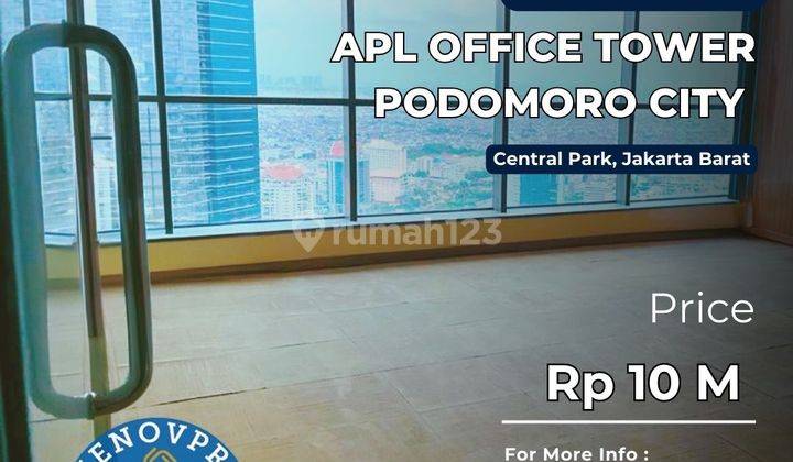 Dijual Cepat Ruangan Kantor di Apl Office Tower View City 1