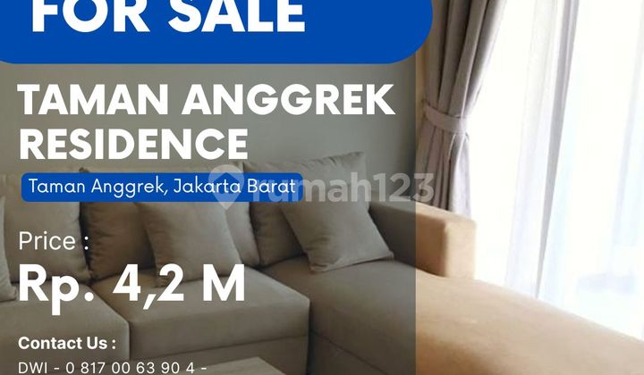 Taman Anggrek Residence TURUN HARGA 2+1 BR CITY VIEW 