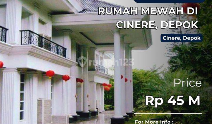 Dijual Cepat Rumah Mewah di Cinere, Depok  1