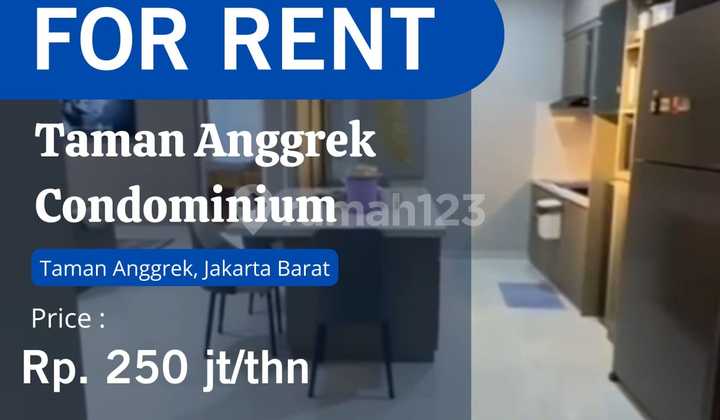 For Rent Best Unit 3+1BR Fully Furnished Renovated High Floor Taman Anggrek