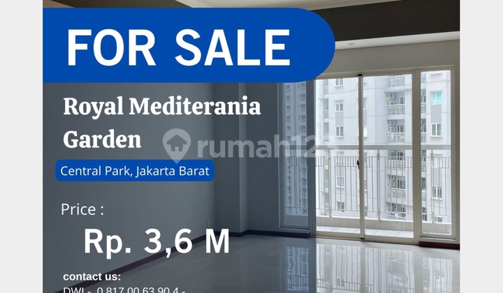 Dijual Unit 3BR Sudah Renov Pool View Royal Mediterania Garden Dijual Unit 3BR Sudah Renov Pool View Royal Mediterania Garden