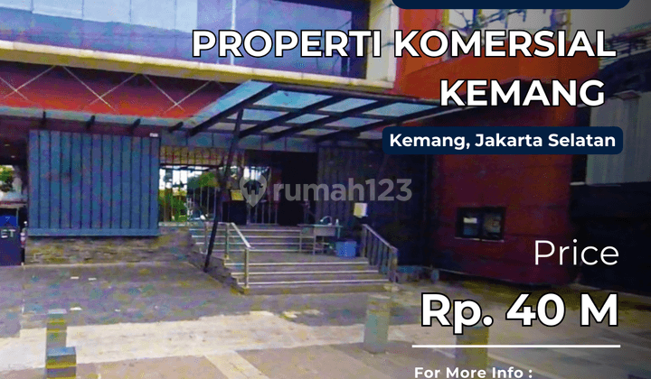 Jual Properti Komersial Kemang Cocok Untuk Bisnis F B Atau Retail 1