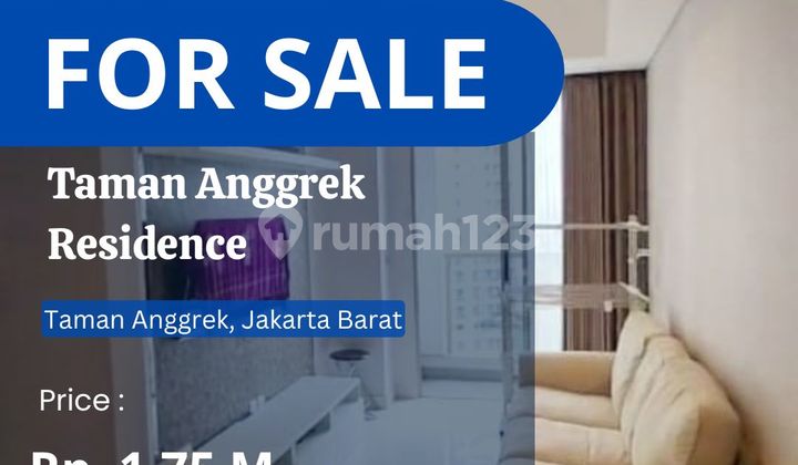 Dijual Cepat 2BR City Harga TURUN HARGA diTaman Anggrek Residence