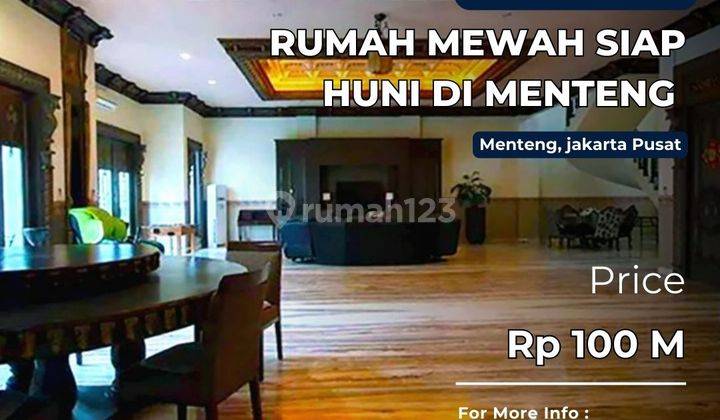 DIJUAL RUMAH MEWAH SIAP HUNI DI MENTENG FULL RENOV DAN FURNISH 1