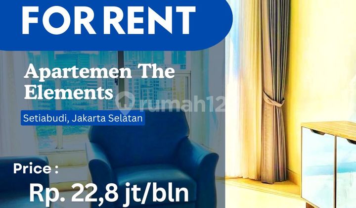 Apartment The Elements For Rent 2+1 BR Furnish Mid Fl. City View