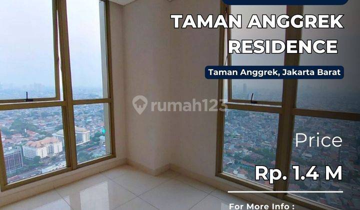 Taman Anggrek Residence Turun Harga 2BR Dijual Cepat City View 1