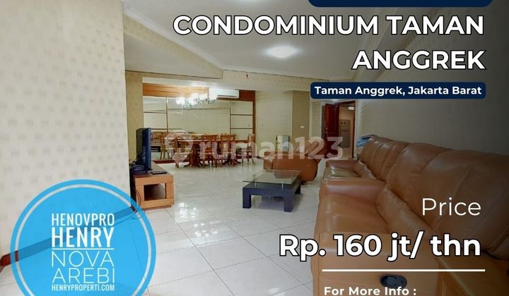 Taman Anggrek Unit 3+1BR Full Furnish Best City View