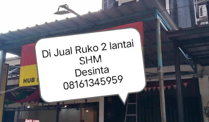 Ruko Bagus Siap di Gunakan Sukasari Tangerang Kota