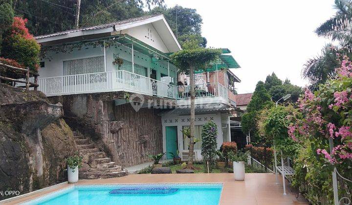 villa swimming pool dgn view gunung salak dan gunung pangrango di ciawi,bogor murah dan bebas banjir 1