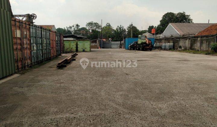 Gudang dan kantor dihitung tanah di jln utama Jatiasih,murah 