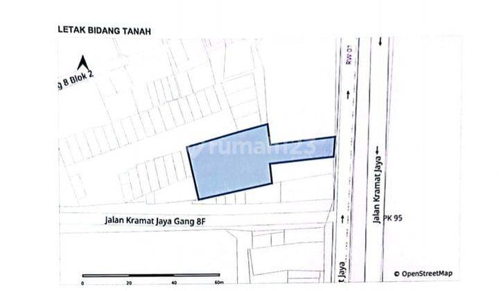 Tanah MURAH di jalan KRAMAT JAYA , KOJA , Jakarta Utara. 2