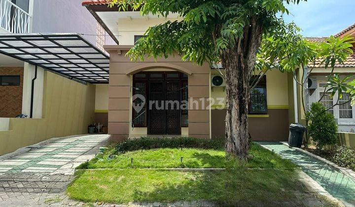 Rumah Murah 1 Lantai Minimalis Semi Furnished Full Renovasi Siap Huni Dekat Gwalk Di Villa Taman Telaga Citraland Surabaya Barat 1