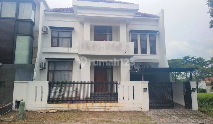 Rumah Murah 2 Lantai Mewah Minimalis Modern Semi Furnished Siap Huni Dekat Gwalk Di Bukit Golf International Citraland Surabaya Barat 1