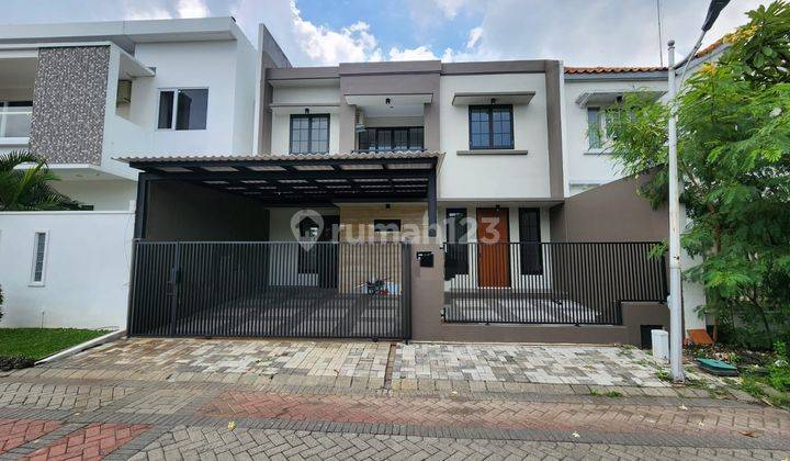 Rumah Murah 2 Lantai Ciamik Baru Renov Minimalis Modern Dekat Gwalk Di Villa Sentra Raya Citraland Surabaya Barat 1