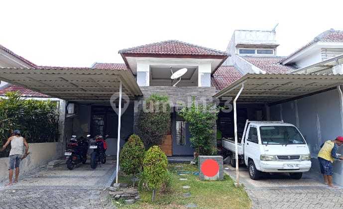Affordable 1-Story Minimalist Semi-Furnished Ready-to-Occupy House Near Gwalk in Villa Taman Telaga, Citraland Utama, West Surabaya