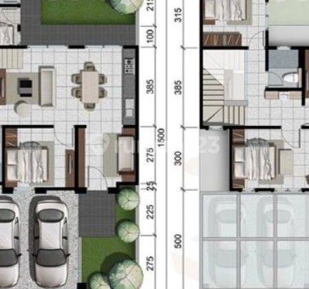 Rumah Murah 2 Lantai Minimalis Modern Semi Furnished Siap Huni Type New Arizona Deluxe Di Oakwood Park Citraland Surabaya Barat 2