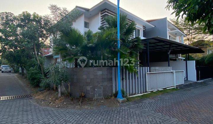 Rumah Murah 2 Lantai Hook Minimalis Modern Semi Furnished Siap Huni Dekat Gwalk Di International Village Citraland Surabaya Barat 1