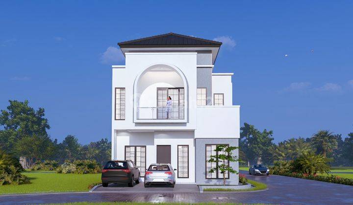 Dijual Rumah Baru Dibangun Modern Cantik 2 Lantai di Nusaloka Bsd 1