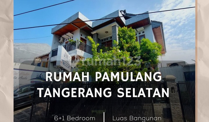 Dijual Rumah Bagus 2 Lantai Siap Huni. Ada 6 KT. Luas Lahan 260 M2. Pamulang. Ciputat. Tangerang.