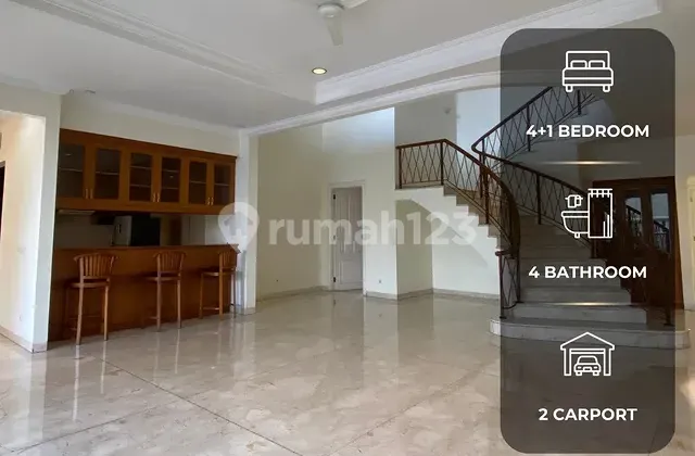 Rumah Pondok Indah Disewakan, Basement Luas & Tata Ruang Lega 2