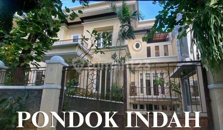 Rumah Pondok Indah Disewakan, Basement Luas & Tata Ruang Lega