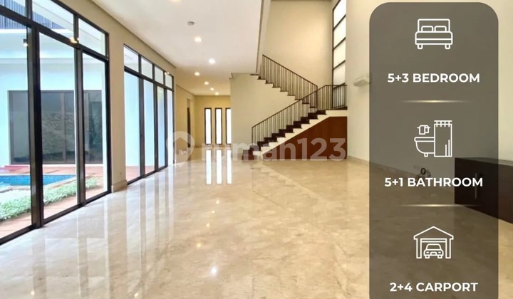 For Rent Rumah Mewah lokasi Starategis one get system dekat dengan Jis 2