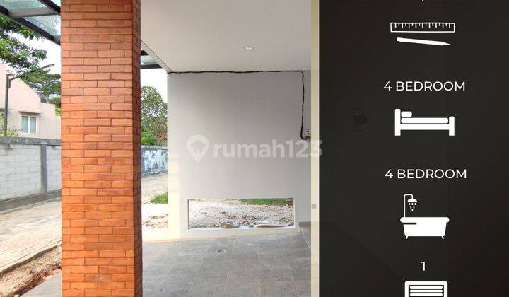 Dijual Rumah Brand New Minimalis Modern Semi Furnished di Bintaro  2