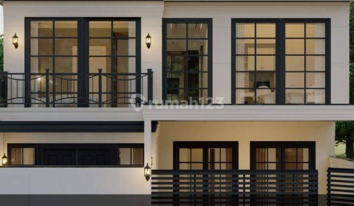 Dijual Rumah Brand New Modern Classic Semi Furnished di Jakarta Selatan  1