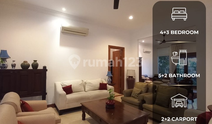 For rent Rumah Private Pool garden luas  2