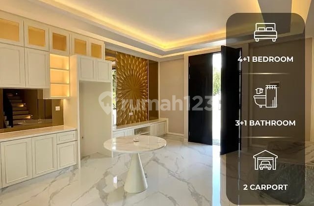 Nice American Classic House, Can Use Home Loan (KPR) in Pesanggrahan Area 2