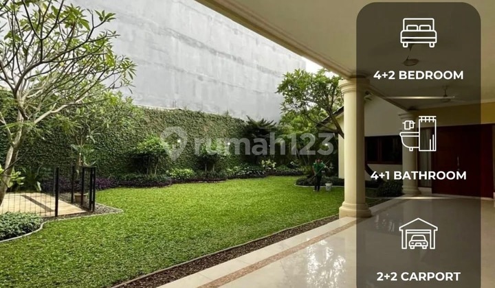 For Rent Rumah Private Pool area Garden Pejaten Jakarta Selatan 2