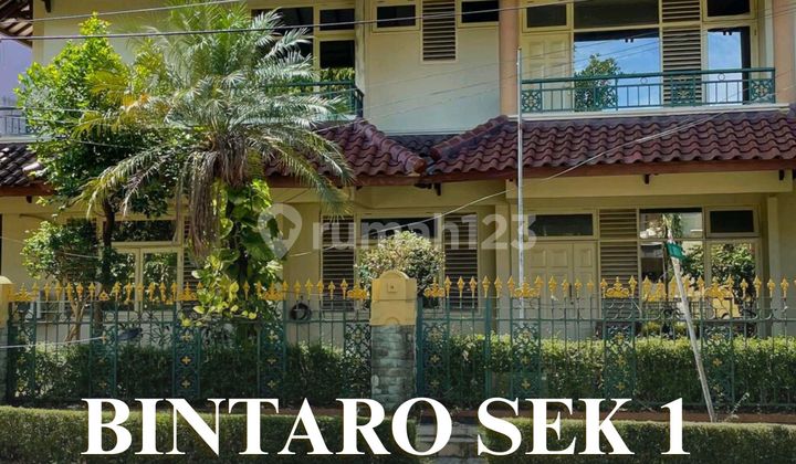 Rumah Harga NJOP dengan Private Pool di Bintaro Sektor 1