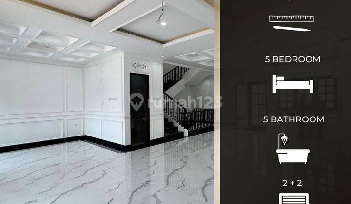 Dijual Rumah Brand New Modern Classic di Jakarta Selatan  2