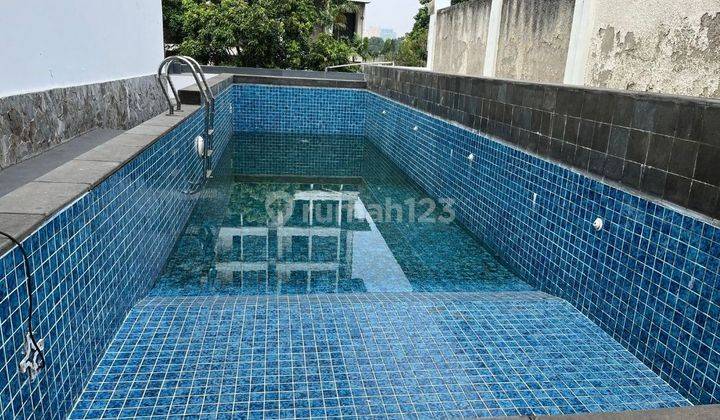 Dijual Cepat Rumah Mewah Cantik Siap Huni Dengan Kolam Renang  Dengan Point Akses Ke Ampera, Kemang, TB Simatupang, Antasari Cilandak Jakarta Selatan 2