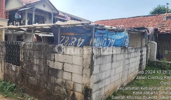 Dijual Tanah Dan Bangunan Lama Murah Untuk Investasi atau dijual kembali di Cipulir, Kebayoran Lama Jakarta Selatan 2