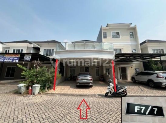 Dijual Cepat Rumah Cluster Cantik SHM Di Komplek Casa Jardin Daan Mogot Jakarta Barat