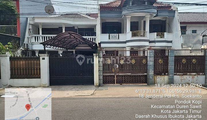 Turun Harga - Dijual Cepat Rumah 2 Lantai Shm Bagus Jalan Arteri Pondok Kopi Duren Sawit Jakarta Timur 2