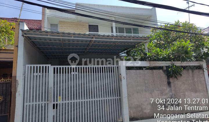 Dijual Cepat Rumah Bagus SHM 2 Lantai di Manggarai Selatan Tebet Jakarta Selatan