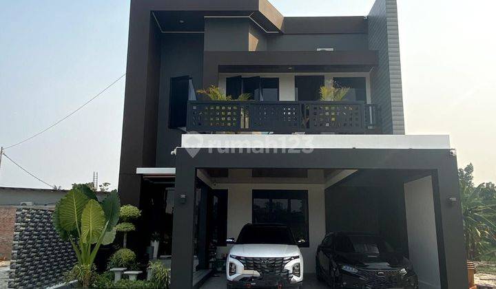 Rumah Mewah Elegan Amerika Style Kota Pekanbaru 1