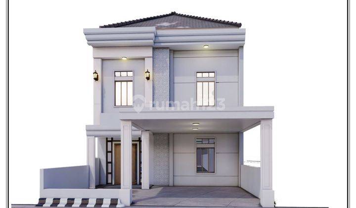 Rumah Mewah Lantai 2 Lokasi Gobah