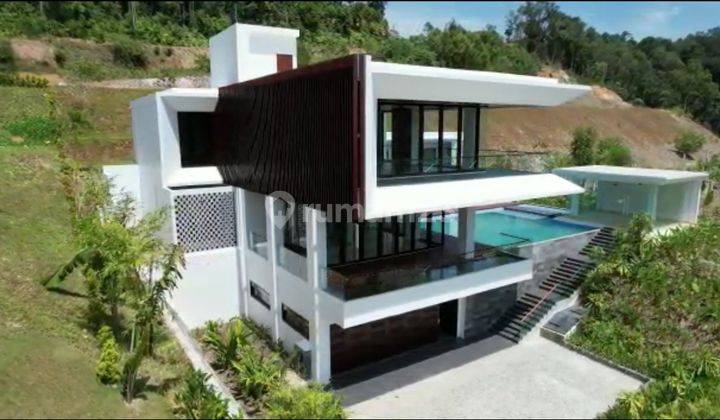 Rumah Villa Modern Glass House 3lantai Kawasan Elite Villa Panbil 1