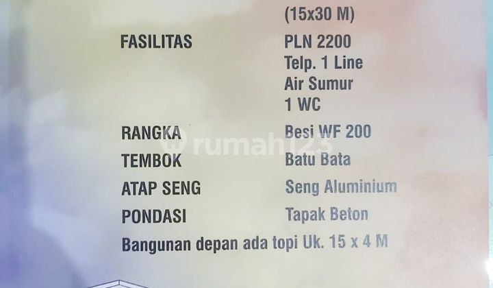 Gudang Baru di Salembaran Jati Dadap Tangerang