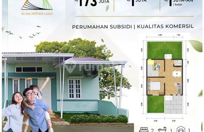Rumah Subsidi Komersil Moncongloe 1