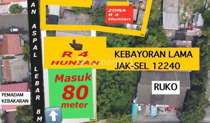 Disewakan tanah di jl. Ciputat Raya Kebayoran Lama Jakarta Selatan 1