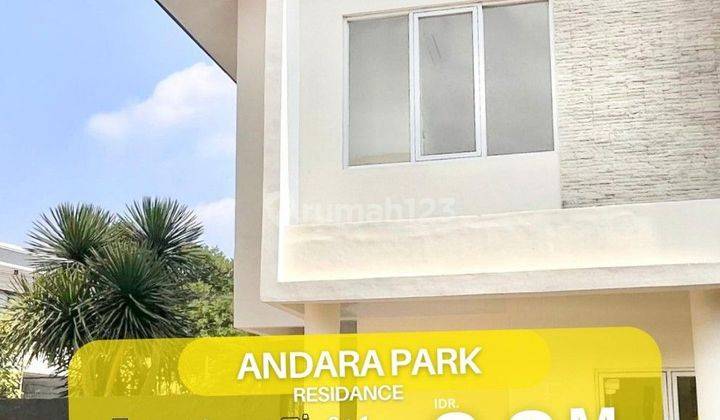 Dw.Dijual rumah di Andara Park Residence , Pangkalan Jati Depok. LT 178 m². LB 156m². 2 lantai . KT 3+1. KM 1+1. Kuldesak.  2