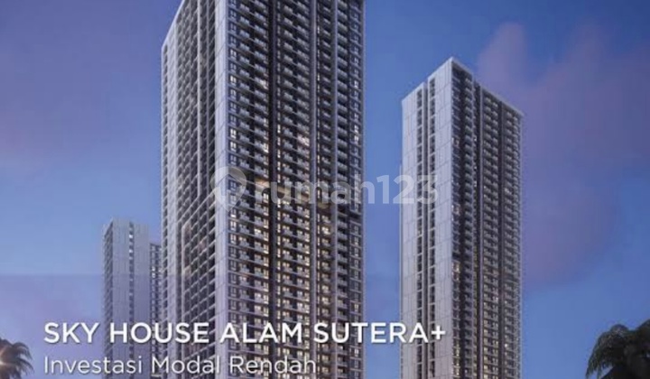 For Sale 1 Unit Apartment in Sky House Alam Sutera. Studio Type