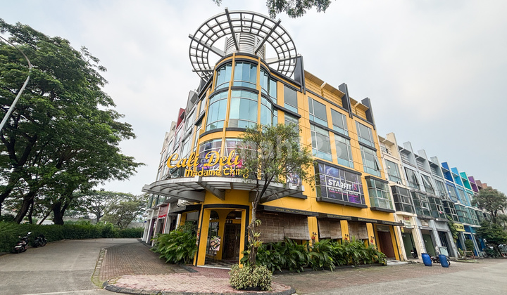 2 unit ruko gandeng [hook dan badan] di Karawaci office park, Karawaci Tangerang. 4 lantai